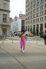 Pink Seamless Leggings