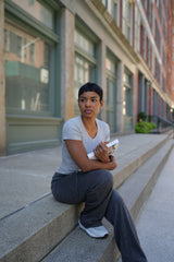 Light Gray Full Length Shirt