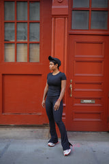 Black Full Length Shirt