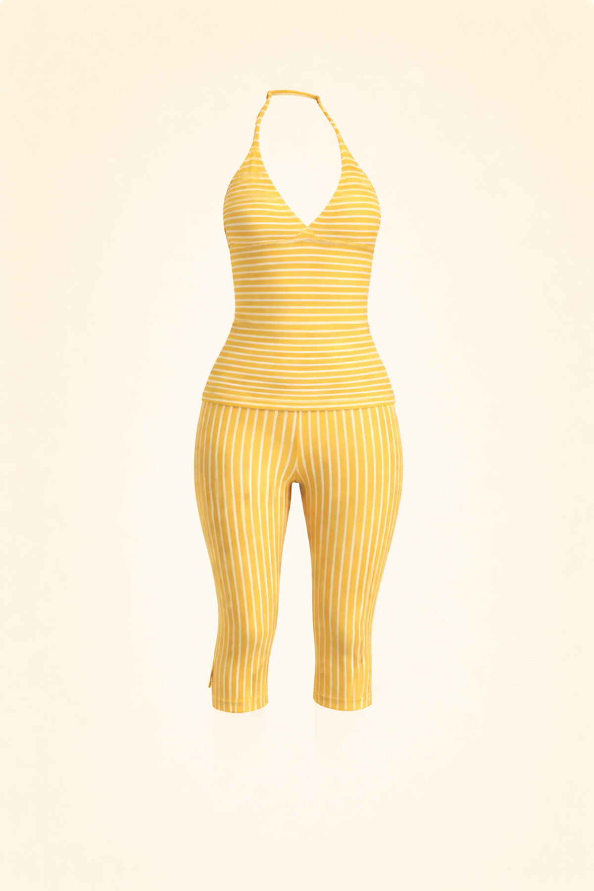 Mustard Striped Set
