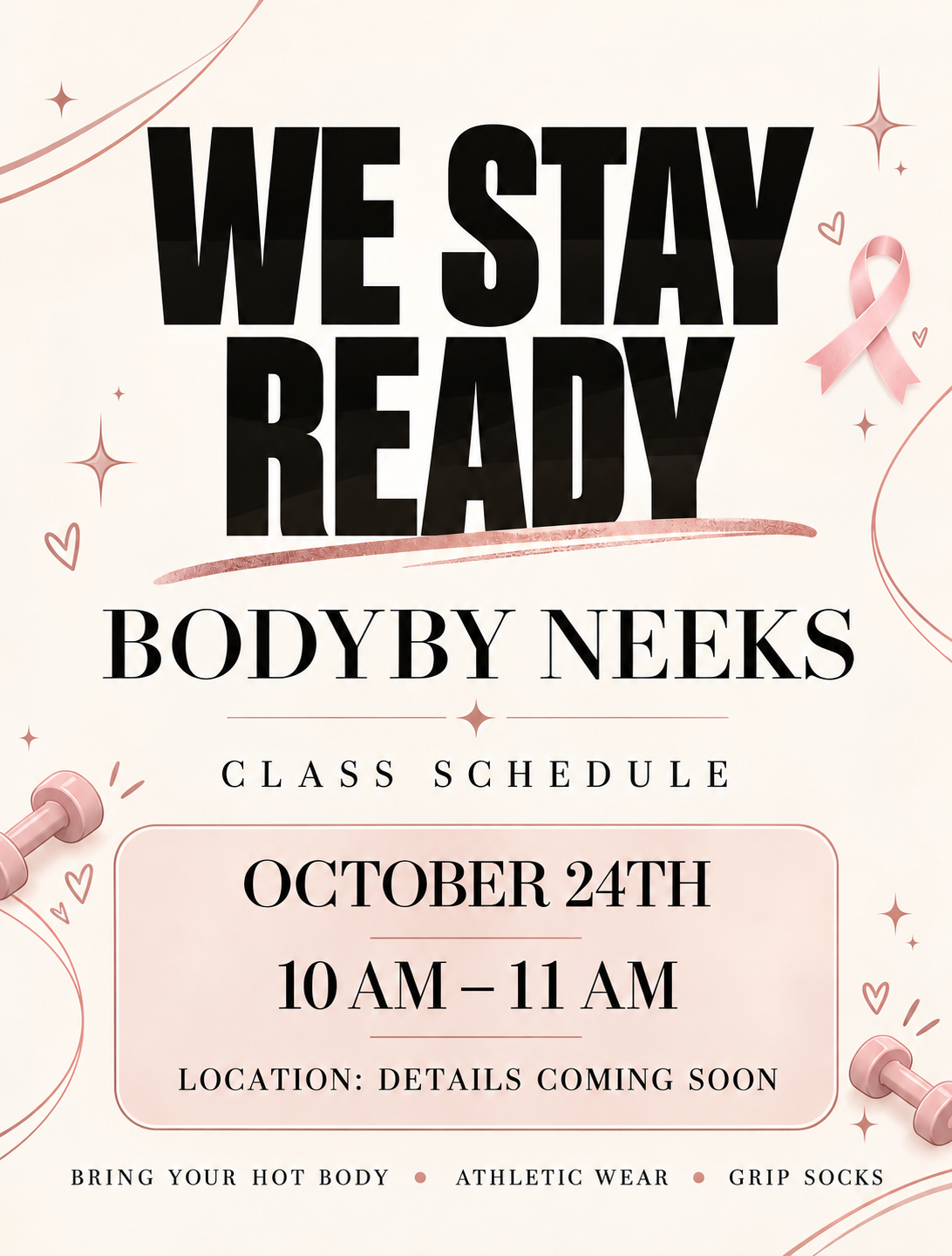 We “STAY READY” 💪🏾