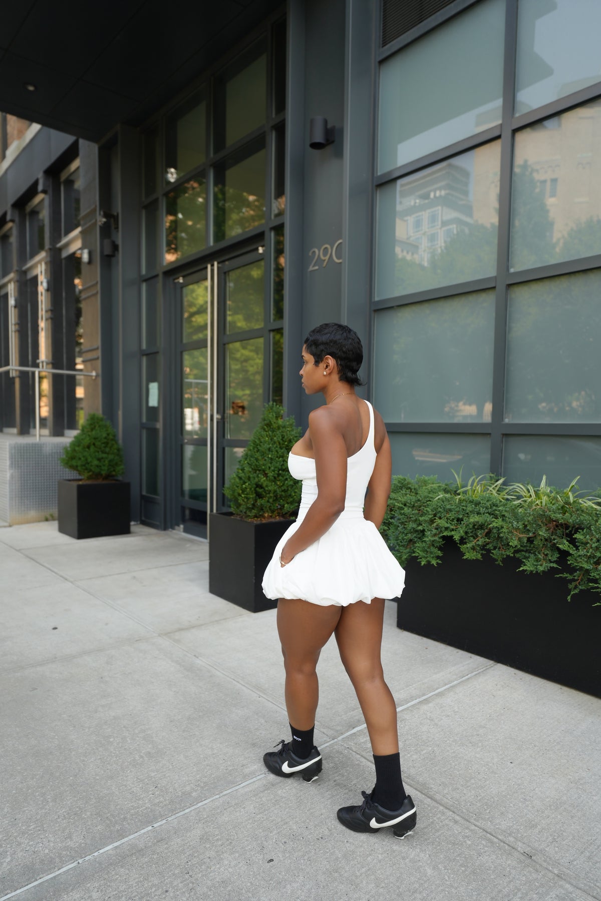 White Balloon Skort