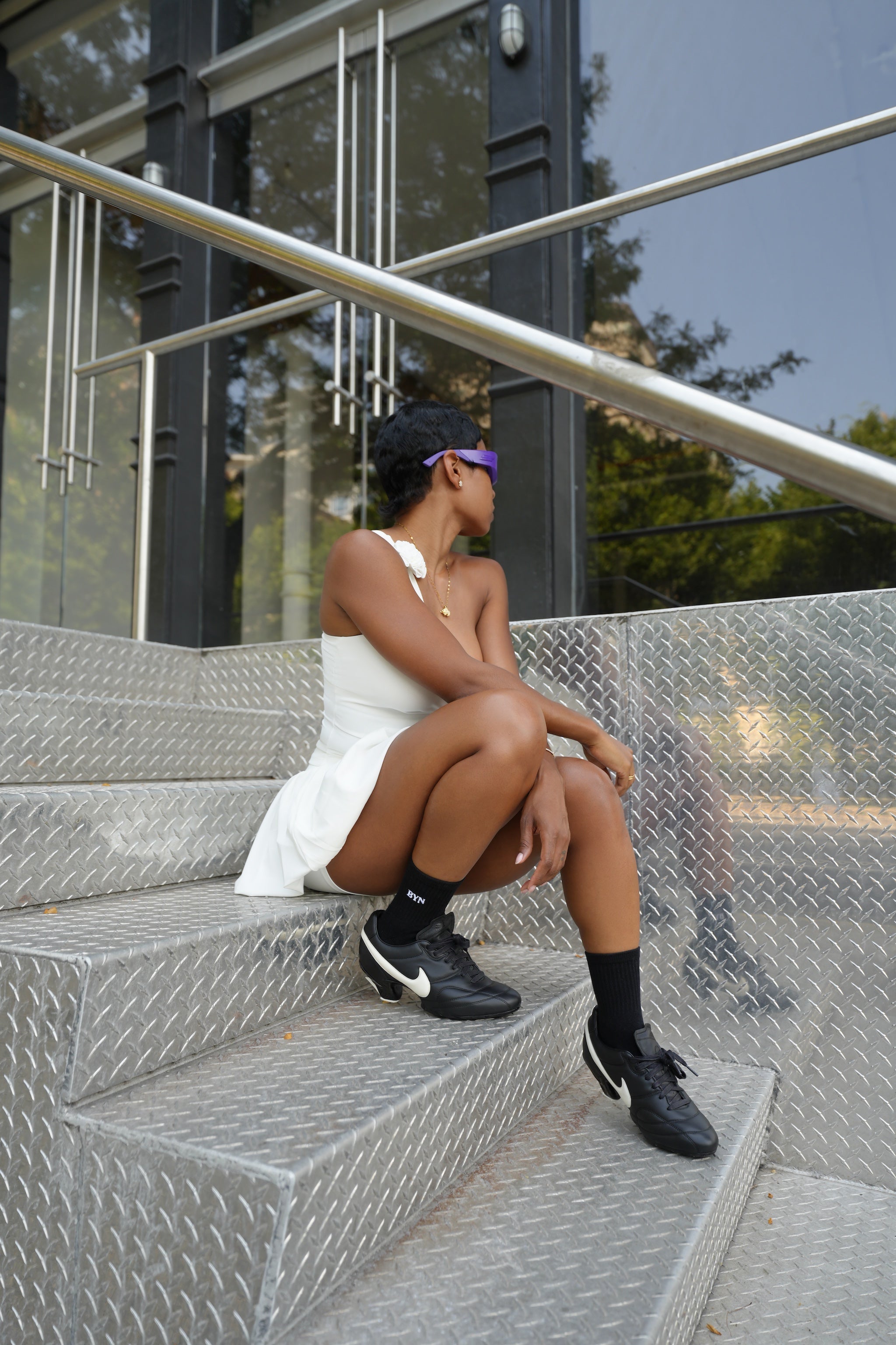 White Balloon Skort