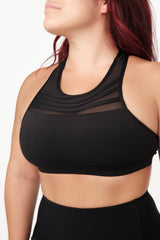 Black Mesh Bra