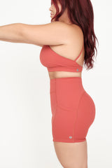 Red 7" Shorts