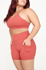 Red 7" Shorts